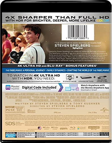 The Fabelmans - 4K Ultra HD + Blu-ray + Digital [4K UHD]