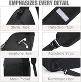 Crossbody Bags for Women Men Trendy Sling Bag Bakpack Casual Chest Bag with Convertible Shoulder Strap