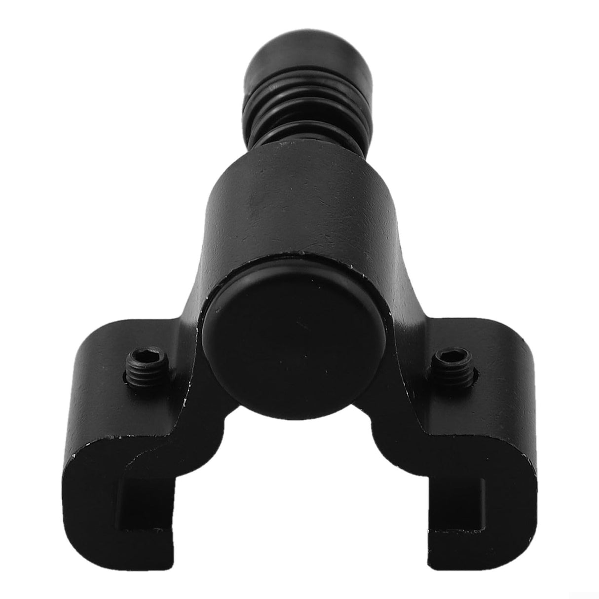 Oniissy Aluminum Barn Door Stopper Adjustable Sliding Hardware Accessories Easy Install, Prevent Wheels From Sliding Out, Black