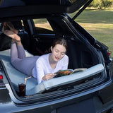 Kingfun Memory Foam Camping Sleeping Pad, CertiPUR-US Camping Mattress Waterproof Roll Up Mattress Guest Bed, Thick Floor Sleeping Mat for Car Truck Tent for Adults with Travel Bag