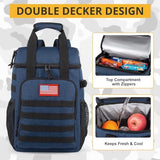 Tactical Backpack Cooler,Lunch Backpack for Men Adults Work with Handle，Soft Cooler Backpack Insulated Waterproof Leak Proof