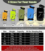 Frelaxy Compression Sack, 40% More Storage! 11L/18L/30L/45L/52L Compression Stuff Sack, Water-Resistant & Ultralight Sleeping Bag Stuff Sack - Space Saving Gear for Camping, Hiking
