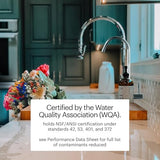 Brondell H2O+ Coral UC300 Three-Stage Undercounter Water Filtration System (UF-35 Replacement Filters)