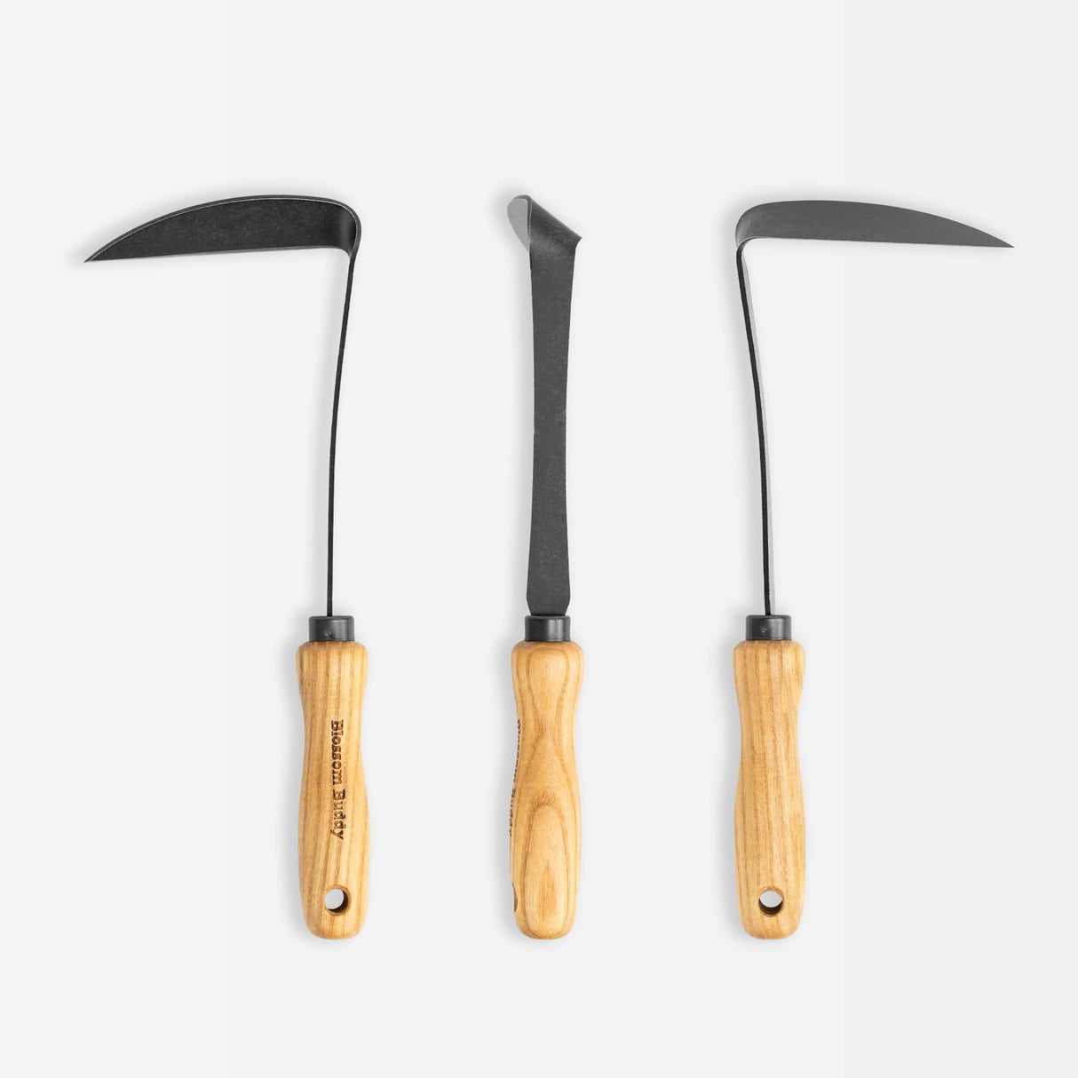 Blossom Buddy Cape Cod Weeder – Right Hand, Hand Weeding Tool for Tight Spaces Weeder Hoe with Ergonomic Ash Wood Handle for Weeding, Soil loosening, Digging