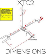 Swagman XTC2 Hitch Mount Bike Rack
