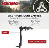 YAKIMA DoubleDown 4 - Tilting Hitch-Mounted Bike Rack for Cars, SUVs, Trucks and More, Fits 1.25” and 2” Hitches, Anti-Sway and Folding Arms, Carries 4 Bikes
