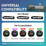 2 for Chamberlain Craftsman Garage Door Opener Remote 891LM 971LM Universal,Green