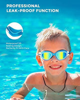 OMID Kids Swim Goggles, P2mini Polarized Swimming Goggles Comfortable for Age 6-14