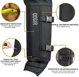 QOGIR Snake Guard Protection Chaps: Snake Bite Protection for Ankle to Thigh Snake Chaps, Waterproof Snake Gaiters