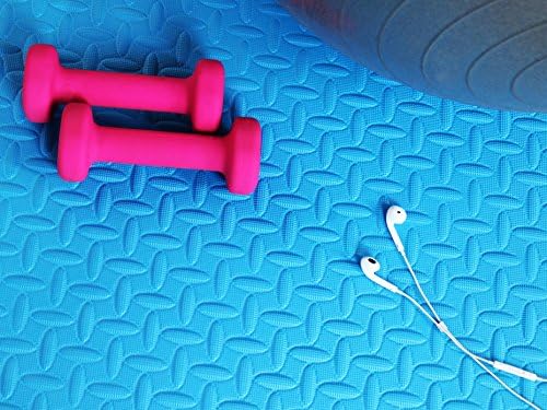 BalanceFrom Puzzle Exercise Mat with EVA Foam Interlocking Tiles for MMA, Exercise, Gymnastics and Home Gym Protective Flooring, Multiple Sizes and Colors