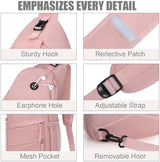 Crossbody Bags for Women Men Trendy Sling Bag Bakpack Casual Chest Bag with Convertible Shoulder Strap