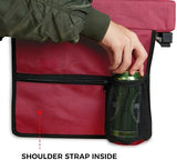 SPORT BEATS Stadium Seats with Back Support Bleacher Chairs with Back and Cushion Thick Padded Bleacher Seats Includes Shoulder Strap