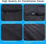 Cooler Cart Cover Black, Luxiv Waterproof Rolling Cooler Cover 34L x 20W x 32H inches 80 Quart Rolling Ice Chest Cover for Anti Rain, Sunlight, Dust