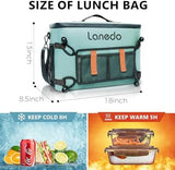 Deep Freeze Cooler Soft Sided Cooler Bag, 34 Can Collapsible Insulated Ice Chest, Large Leakproof Camping & Travel Cooler for Kayaking & Beach