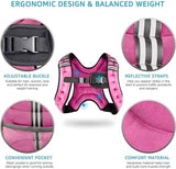 Weighted Vest Weight Vest for Men Women Kids Weights Included, Body Weight Vests Adjustable for Running, Training Workout, Jogging, Walking