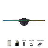 3Dhologramfan,16.5'' Holographic Fan Projector with 234 HD LED 3D Fan Holographic Projector Supports Bluetooth, WiFi, APP,42CM 3Dhologramfan Display for Retail, Exhibitions, Party, Bar, Christmas