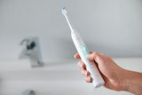 Philips Sonicare ProtectiveClean 5100 Rechargeable Electric Toothbrush, with Pressure Sensor, 3 Cleaning Modes, SmarTimer and QuadPacer, 14-Day Battery Life, Travel Case, White, Model HX6857/11