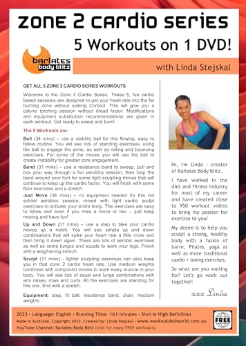 Zone 2 Cardio Series 5 Workouts - Barlates Body Blitz - Linda Stejskal (Wooldridge)