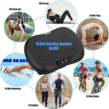 AXV Vibration Plate Exercise Machine Whole Body Workout Portable Mini Vibrate Fitness Platform Lymphatic Drainage Machine for Weight Loss Shaping Toning Wellness Home Gyms Workout (Mini)