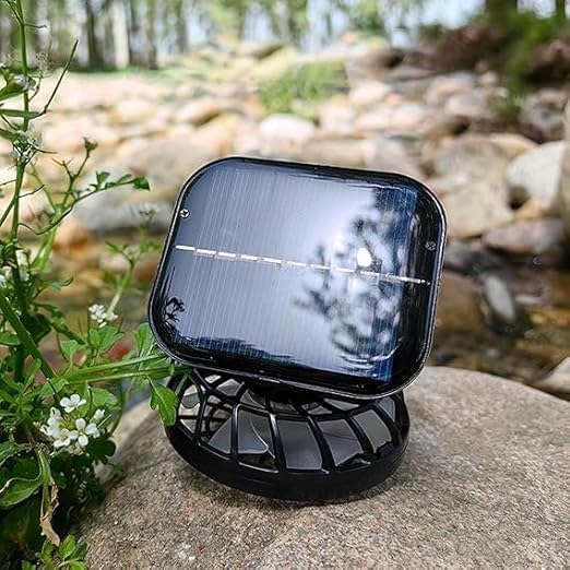 Solar Powered Outdoor Fishing Hat, 2025 New Ultralight Solar Fan Sun Hat, Solar Fan Hat with 2 Fan, Removable (US, Alpha, One Size, F)