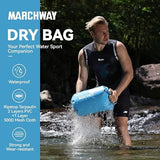 MARCHWAY Floating Waterproof Dry Bag Backpack 5L/10L/20L/30L/40L, Roll Top Sack Keeps Gear Dry for Kayaking, Rafting, Boating, Swimming, Camping, Hiking, Beach, Fishing