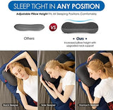 Hikenture Camping Pillow with Removable Cover - Ultralight Inflatable Pillow for Neck Lumbar Support - Upgrade Backpacking Pillow - Washable Travel Air Pillows for Camping, Hiking, Backpacking