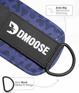 DMoose Fitness Ankle Straps for Cable Machines - One Size Fit with Premium Padding, Glute Kickback Ankle Strap for Women & Men, Cable Attachments for Gym, Booty Workouts, Leg Extension & Hip Abductors