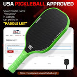 BAGAIL Pickleball Paddles, USAPA Approved Fiberglass Surface Pickleball Set, Lightweight Pickle Ball Rackets with 4 Balls, 1 Bag, Designed in California for Traction and Stability