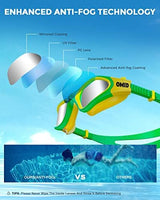 OMID Kids Swim Goggles, P2mini Polarized Swimming Goggles Comfortable for Age 6-14