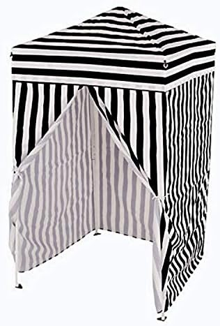 Impact 4'x4' Pop up Changing Dressing Room, Black and White
