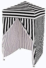 Impact 4'x4' Pop up Changing Dressing Room, Black and White