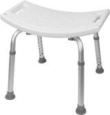 FSA/HSA Eligible, Vaunn Tool-Free Assembly Adjustable Shower Chair Spa Bathtub Seat Bench with Removable Back