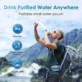 Waterdrop Gravity Water Filter Straw, Camping Water Filtration System, Water Purifier Survival for Travel, Backpacking and Emergency Preparedness, 1.5 gal Bag, 5 Stage Filtration, Pack of 2
