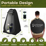 Outdoor Portable Toilet Set for Adults with Camping Night Lantern, Folding XL Toilet, Pop Up Privacy Tent and Carry Bags, Multipurpose Potty, Washable and Foldable for RV Travel
