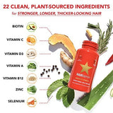 HAIRtamin Advanced Hair & Scalp Serum Pack | All-Natural Vegan Biotin Capsules & Serum Sample for Hair, Skin & Nail Growth