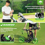 Golf Push Cart 3 Wheel : Golf Bag Cart Foldable with Phone Holder/Cup/Umbrella Holder Compact Golf Pull Carts Quick Fold Golf Caddy Push Carts with Large Wheelbase for Different Terrain