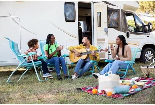 Collapsible Water Container Jug, 4×5.3 Gallon BPA Free Camping Water Storage Canteen with Spigot, for Hiking Backpack RV Outdoors & Emergency, Portable Survival Kit - Food Grade Transparent PE