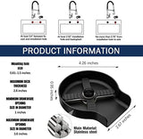 HGN Stainless Steel Glass Rinser for Kitchen Sinks,Metal Cup Washer, Kitchen Sink Cup Rinser,Kitchen Sink Accessories,Matte Black