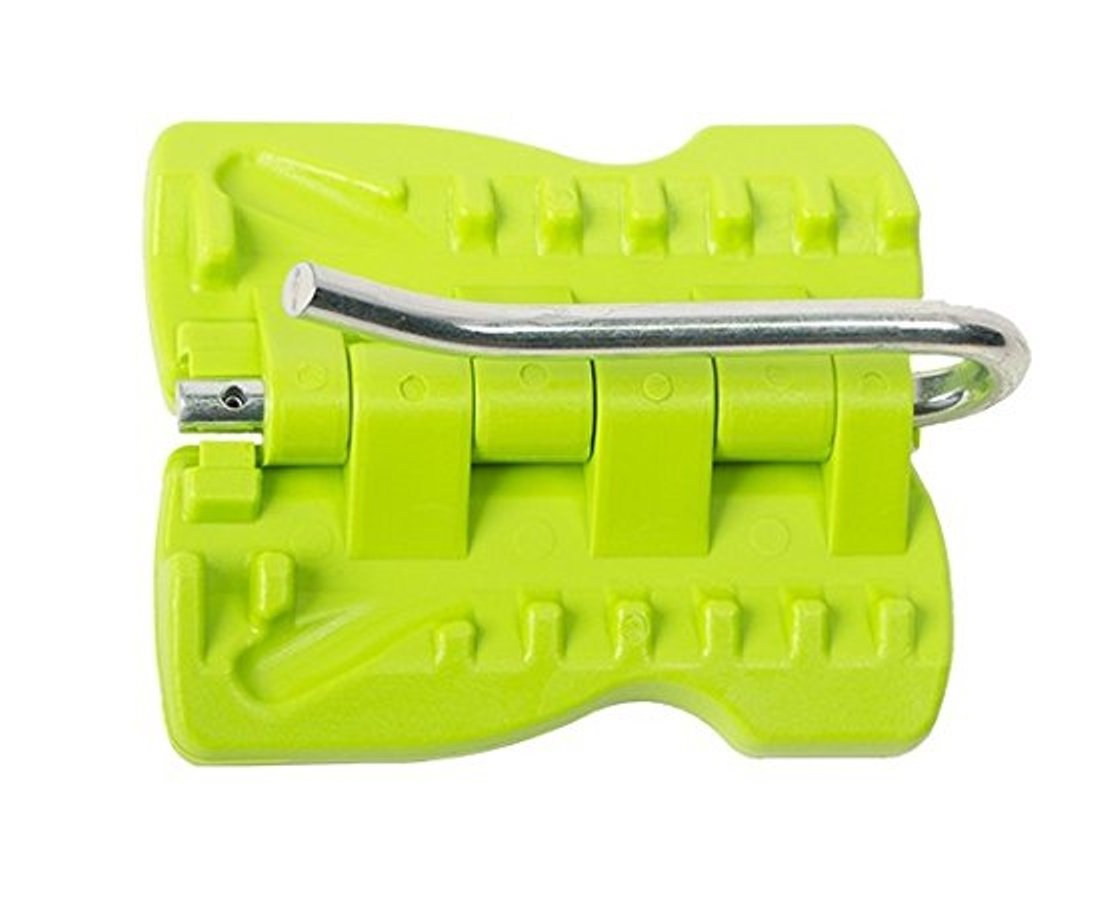 The Original Fat Ivan Fold Up Doorstop Wedge with Magnet Green (Pack of 2)