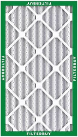 Filterbuy 16x25x4 Air Filter MERV 8 Dust Defense (4-Pack), Pleated HVAC AC Furnace Air Filters Replacement (Actual Size: 15.50 x 24.50 x 3.63 Inches)