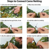 Camo Netting Camouflage Netting 20X20 10X20 10X10 Bulk Roll Burlap Camo Tarp Sunshade Net for Hunting Blind Military Dinosaur Birthday Theme Party Decoration Camping Shooting