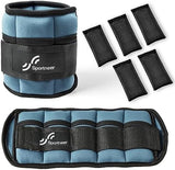 Sportneer Adjustable Ankle Weights 1 Pair 2 4 6 8 10 Lbs Leg Weight Straps for Women Men, Weighted Ankle Weights Set for Gym,Fitness, Workout,Walking, Jogging,1-5 lbs Each Ankle, 1 Pair 2-10 lbs