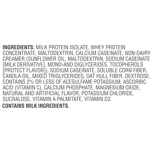 Muscle Milk Genuine Protein Powder, Banana Crème, 1.93 Pounds, 13 Servings, 32g Protein, 4g Sugar, Calcium, Vitamins A, C & D, NSF Certified for Sport, Energizing Snack, Packaging May Vary