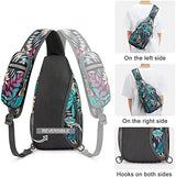 G4Free RFID Sling Bag Crossbody Backpack Small Chest Shoulder Bag Hiking Outdoor