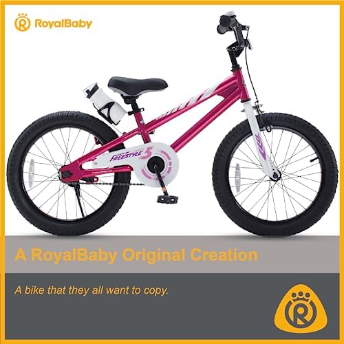 RoyalBaby Kids Bike EZ Freestyle Training Free Balance to Pedal Easy Learning Bicycle, 12-18 Inch for Toddlers to Big Kids