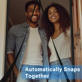 High-Density Magnetic Screen Door Mesh for Home and Patio, Tear Resistant Backdoor Screen Net with Magnetic Closure