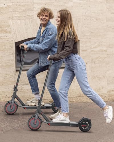 Electric Scooter for Adults, 8.5"/10" Tires, 19/22Mph, 350W/500W Motor, 21-28 Miles Range, Folding E-Scooter with Dual Suspension,APP(V1/SPRO/MAX/PRO)