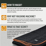 Large Military Wool Blanket - Warm & Thick Emergency Survival Blanket Great for Camping, Outdoors, Sports Events, Picnics, 4.5 lbs, 64" x 88" (Charcoal)