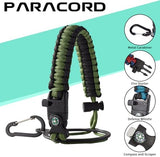 40OZ Water Bottle Stainless Steel - Cold-48H & Hot-24H Vacuum Insulated Water Bottle with Straw & Chug Lid, Strap Carrying Pouch, Paracord Handle & Flask Boot, Thermo Hydro Bottle for Hiking Cycling