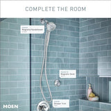 Moen 26100EP Engage 3.5-inch Six-Function Removable Handheld Showerhead with Eco-Performance and Magnetic Docking System, Chrome